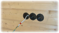 Скрытая электропроводка в доме из клееного бруса Скрытая электропроводка в доме из клееного бруса