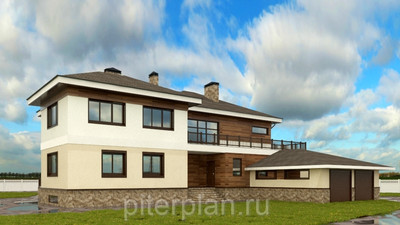 Визуализация дома проекта Кинг