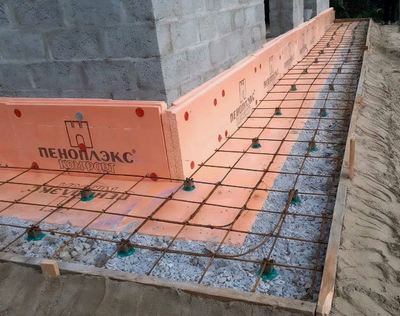 утепление фундамента