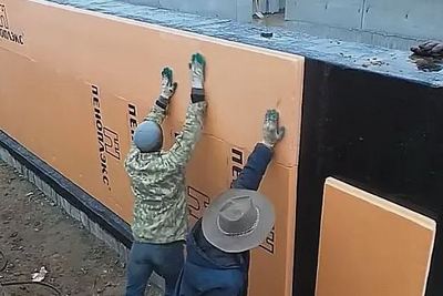 утепление фундамента