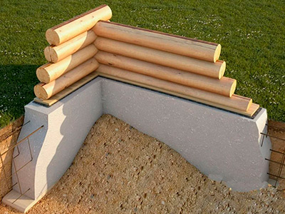 Фундамент деревянного дома