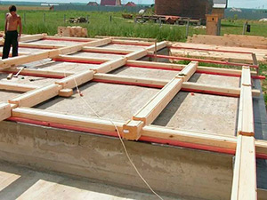 Фундамент деревянного дома