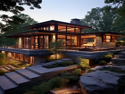 дома в стиле Райта 