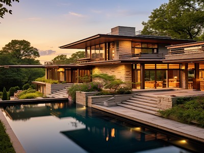 дома в стиле Райта 