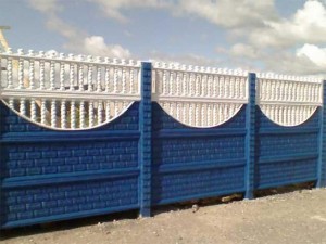 Бетонный забор 
