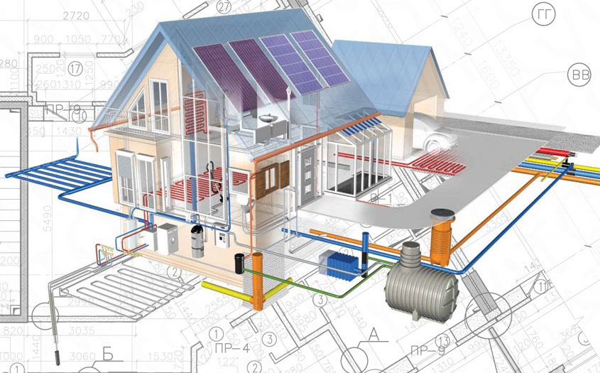 Проектирование системы теплоснабжения на основе теплового насоса объекта